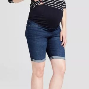 Isabel Crossover Panel Bermuda Shorts